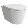 WC sospeso senza bordo LAUFEN Kartell, SilentFlush, EasyFit