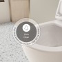 VitrA Sento Wand-WC VitrA Flush 2.0, Tiefspüler ohne Spülrand - technische Ansicht