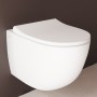 VitrA Sento Wand-WC VitrA Flush 2.0, Tiefspüler ohne Spülrand