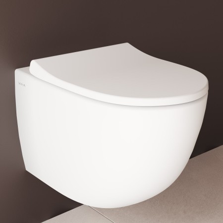 VitrA Sento Wand-WC VitrA Flush 2.0, Tiefspüler ohne Spülrand
