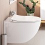 VitrA Sento Wand-WC VitrA Flush 2.0, Tiefspüler ohne Spülrand - technische Ansicht