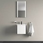 Lavabo Duravit Viu 45 cm avec 1 trou de robinet, sans trop-plein