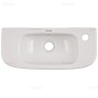 Lavabo Duravit D-Code 50 cm 1 trou de robinet à droite - vue détaillée