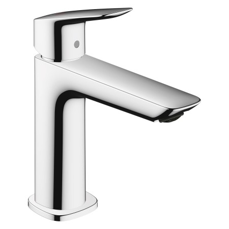 Robinetterie de lavabo monocommande hansgrohe Logis 110 Fine CoolStart avec vidage à tirette