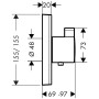 hansgrohe ShowerSelect Thermostat Highflow Unterputz - Detailansicht