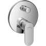 hansgrohe Rebris S Einhebel-Wannenarmatur Unterputz mit integrierter Sicherungskombination für iBox