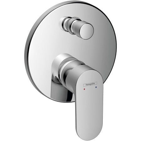hansgrohe Rebris S Einhebel-Wannenarmatur Unterputz mit integrierter Sicherungskombination für iBox