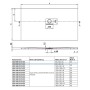 Receveur de douche Villeroy & Boch Squaro Infinity 90 x 90 cm - photo produit