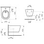 LAUFEN Kartell Wandbidet mit 1 Hahnloch
