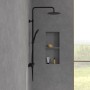 Villeroy & Boch Verve Showers Duschsystem mit drei Funktionen für Wandmontage - technische Ansicht