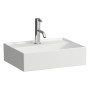 Lavabo à poser LAUFEN Kartell 45 x 34 cm, avec 1 trou de robinet, sans trop-plein