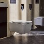 Set WC sospeso hansgrohe EluPura Q 540 senza bordo con sedile e HygieneEffect - immagine prodotto