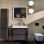 Set WC sospeso hansgrohe EluPura Q 540 senza bordo con sedile e HygieneEffect