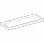 Évier Geberit iCon Light 120 cm avec 2 trous de robinet et trop-plein - vue détaillée
