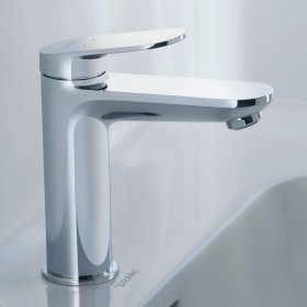 Rubinetto monocomando per lavabo Duravit Wave M senza tappo di scarico