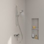 Villeroy & Boch Taro Duschgarnitur mit Brausestange, Handbrause und Aufputz-Duscharmatur - Produktansicht