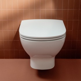 LAUFEN LUA WC suspendu sans bride, fixation ouverte