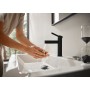 Rubinetto monocomando per lavabo hansgrohe Finoris 110 con scarico Push-Open - vista tecnica