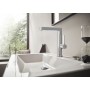 Robinet de lavabo monocommande hansgrohe Finoris 230 avec bec pivotant et bonde Push-Open - vue détaillée