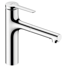 Rubinetto monocomando da cucina hansgrohe Zesis M33 160 con doccetta estraibile