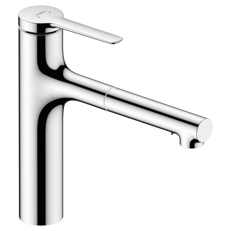 Rubinetto monocomando da cucina hansgrohe Zesis M33 160 con doccetta estraibile
