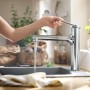 Rubinetto monocomando da cucina hansgrohe Zesis M33 160 con doccetta estraibile - vista dettagliata