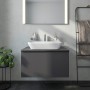 Vasque à poser Duravit D-Neo 60 cm, sans trou de robinet, sans trop-plein - photo produit