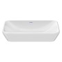 Vasque à poser Duravit D-Neo 60 cm, sans trou de robinet, sans trop-plein