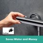 hansgrohe Pulsify Select S Brausesystem 105 3 Strahlarten Relaxation wassersparend - technische Ansicht