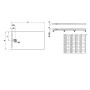 Receveur de douche LAUFEN PRO Marbond 150 x 90 x 4,2 cm - photo produit