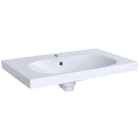 Lavabo Geberit Acanto avec plan de pose 75 x 48,2 cm