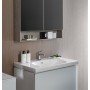 Lavabo Geberit Acanto avec plan de pose 75 x 48,2 cm - vue technique
