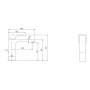 Rubinetto monocomando per lavabo Villeroy & Boch Architectura Square