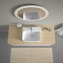 Duravit Happy D.2 Plus Vasque à poser 50 cm blanc, avec trop-plein, 1 trou de robinet - photo produit