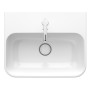 Duravit Happy D.2 Plus Vasque à poser 50 cm blanc, avec trop-plein, 1 trou de robinet - vue détaillée