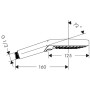 hansgrohe Raindance Select S Handbrause 120 3jet PowderRain - Produktansicht