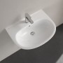 Lavabo Villeroy & Boch O.novo 60 x 46 cm, con troppopieno - vista tecnica