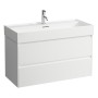 Vasque LAUFEN Kartell 100 x 46 cm, avec 1 trou de robinet, avec trop-plein - vue détaillée