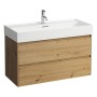 Vasque LAUFEN Kartell 100 x 46 cm, avec 1 trou de robinet, avec trop-plein - photo produit