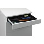 Wolfstahl Rollcontainer Stahl 4 Auszüge Weiss abschliessbar 40 x 60 x 62 cm - Produktansicht