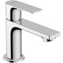 Robinet de lavabo monocommande hansgrohe Rebris E 80 CoolStart économiseur d'eau+ avec vidage à tirette