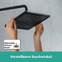 hansgrohe Vernis Shape Duschsystem 240 1 Strahlart mit Wannenthermostat - technische Ansicht