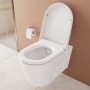 VitrA Options Nest Wand-WC VitrAflush 2.0 mit Bidetfunktion und Armatur - technische Ansicht