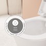 VitrA Options Nest Wand-WC VitrAflush 2.0 mit Bidetfunktion und Armatur - technische Ansicht