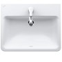 Lavabo encastrable LAUFEN PRO S 56 cm depuis le dessus avec trou pour robinet et trop-plein