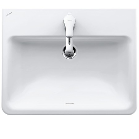 Vasque encastrée LAUFEN PRO S 56 cm du dessus avec trou de robinet et trop-plein