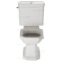 Combinazione WC a pavimento Duravit 1930 con scarico a pavimento - vista tecnica