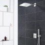 Ensemble de finition thermostatique GROHE Grohtherm SmartControl avec 3 vannes d'arrêt, version carrée - vue détaillée