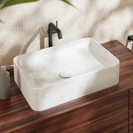 Lavabo d'appoggio hansgrohe Xuniva Q 55 x 40 cm