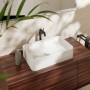 Lavabo d'appoggio hansgrohe Xuniva Q 55 x 40 cm - vista tecnica